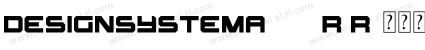 DesignSystemA-700R R字体转换